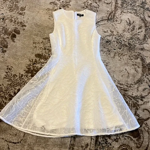 sachin and babi light blue dress FLOWER EMBROIDERED TULLE DRESS PASTEL BLACK – be:POSH main image 0